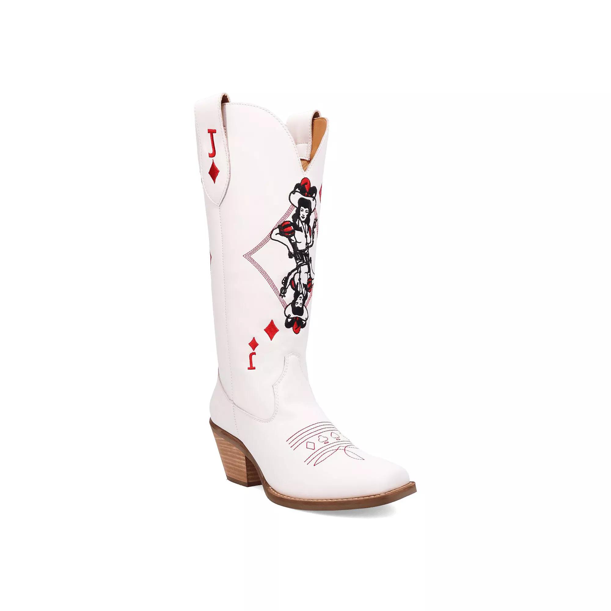Dingo Jack Of Diamonds Women's Leather Boots,  Product Image