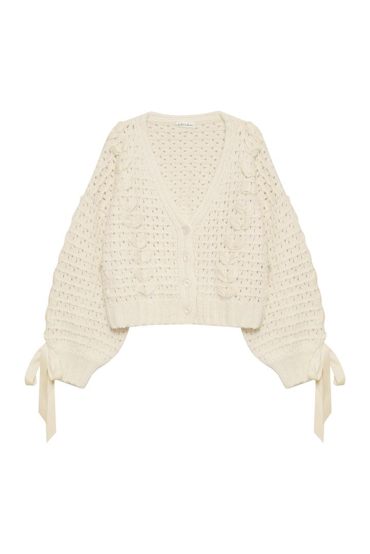 Laurel Oversized Cardigan — Cream Product Image