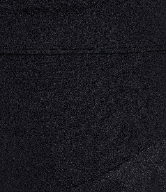 Aidan Mattox One Shoulder Tiered Ruffled Ball Gown Product Image