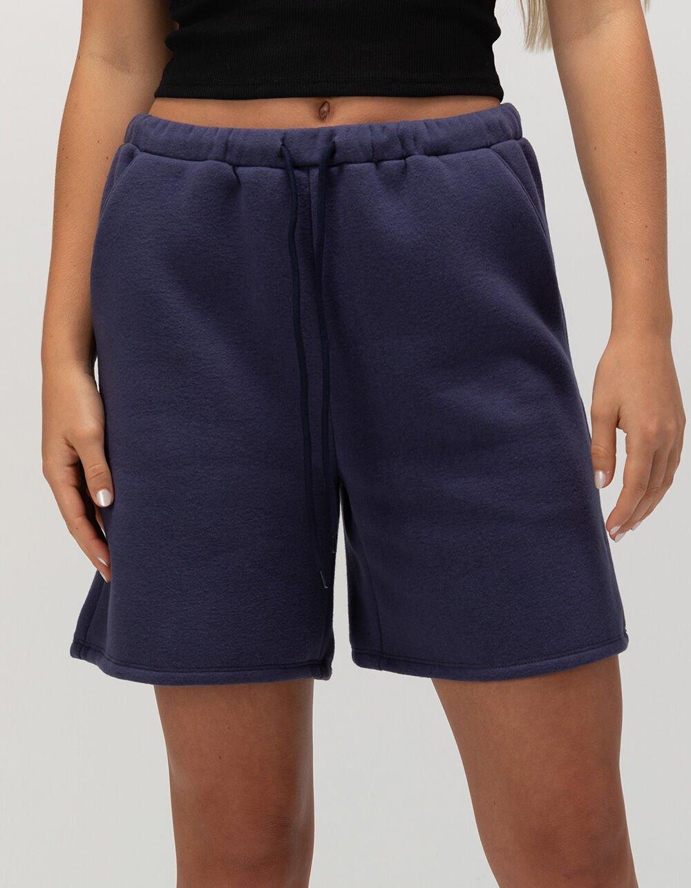 TILLYS Womens Sweat Jorts - NAVY Product Image