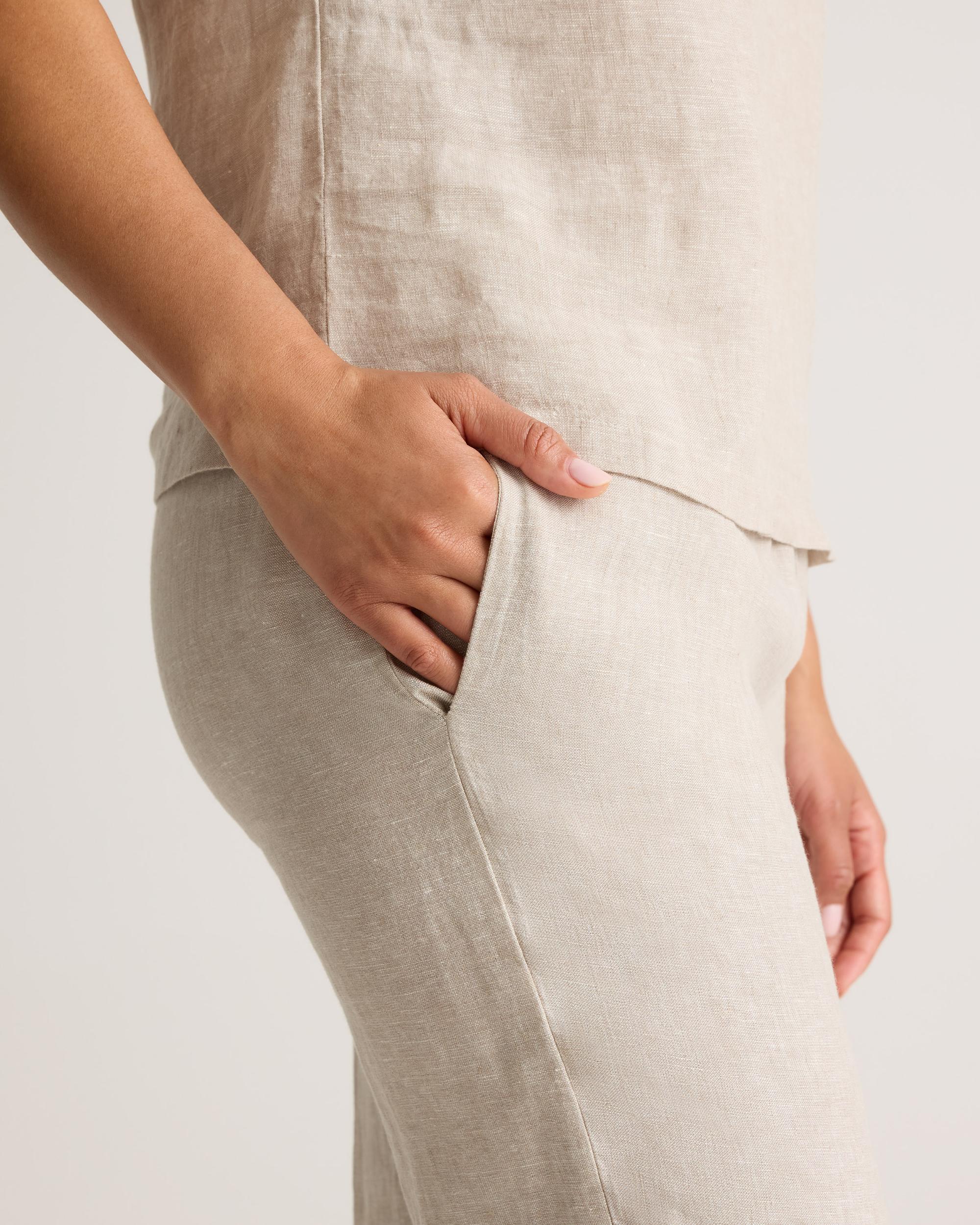 Quince | Women's 100% European Linen Pajama Set Product Image