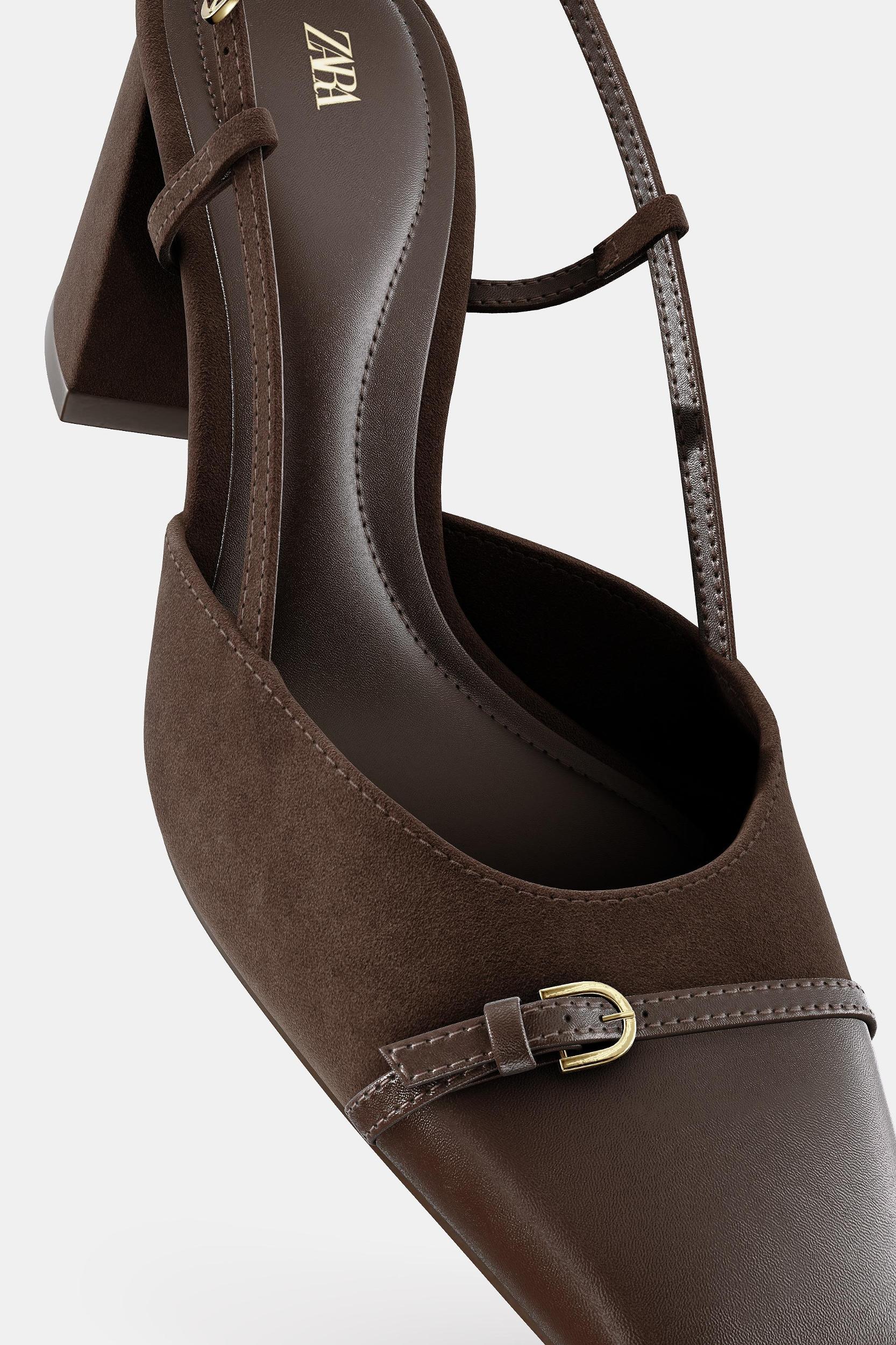 BLOCK HEEL SLINGBACK SHOE Product Image