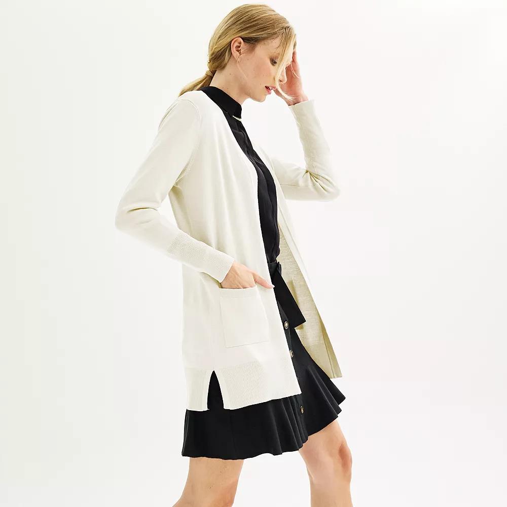 Women's Nine West Essential Open-Front Cardigan,  Product Image