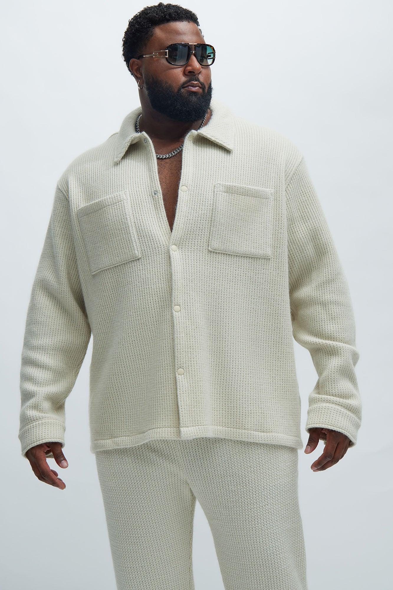 Otis Long Sleeve Shirt - Off White Product Image