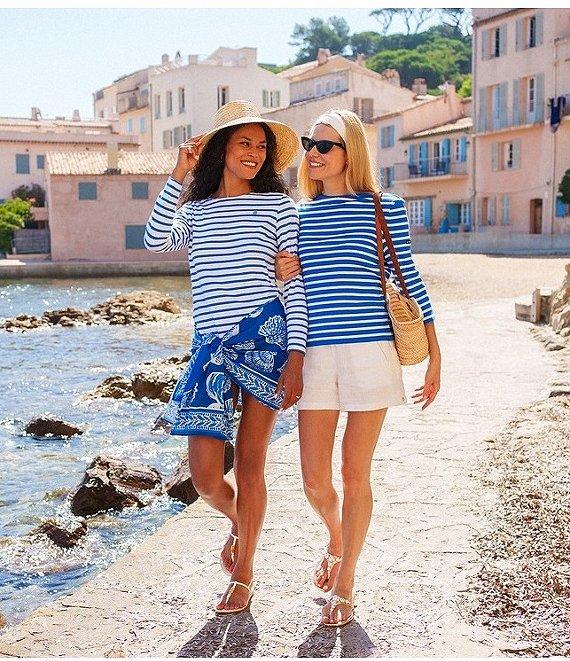 Lilly Pulitzer Sarissa Stretch High-Rise Straight Shorts Product Image