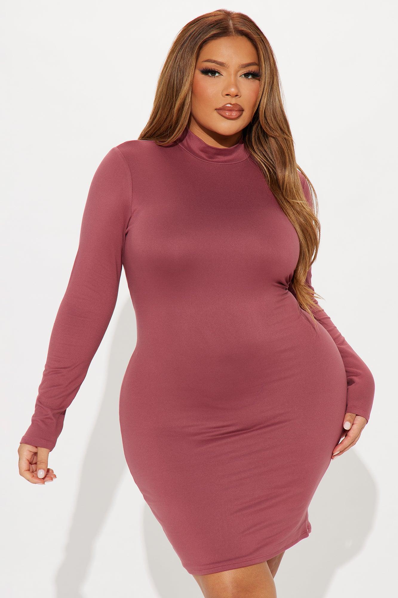 Krissy Mini Dress - Mauve Product Image