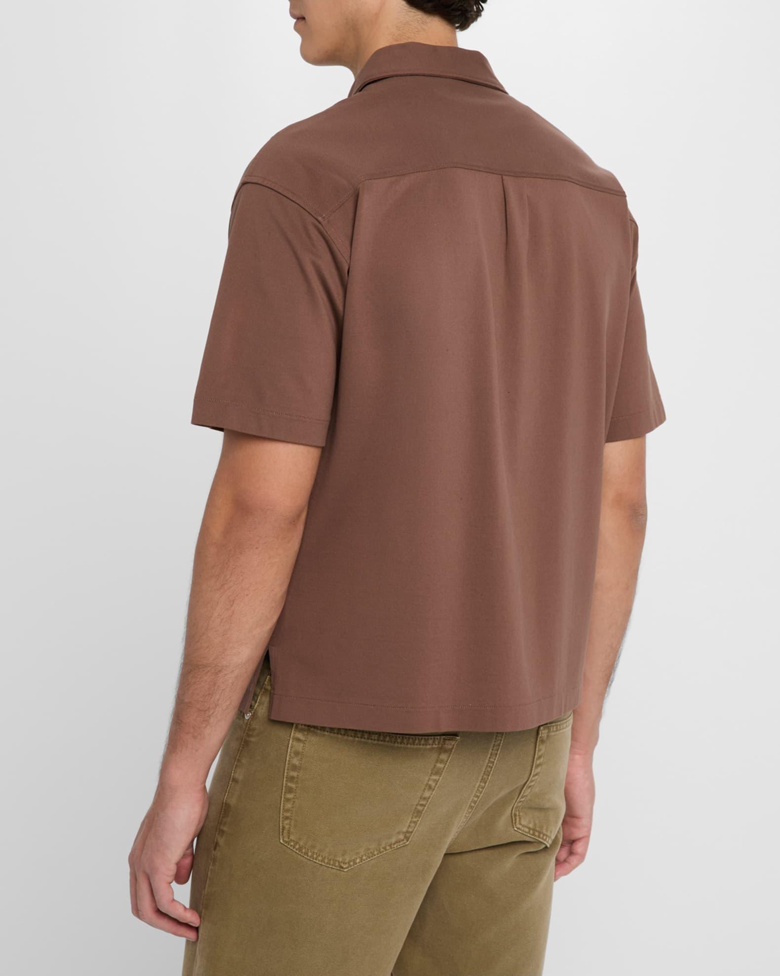 Men's Pique Button-Down Shirt Product Image