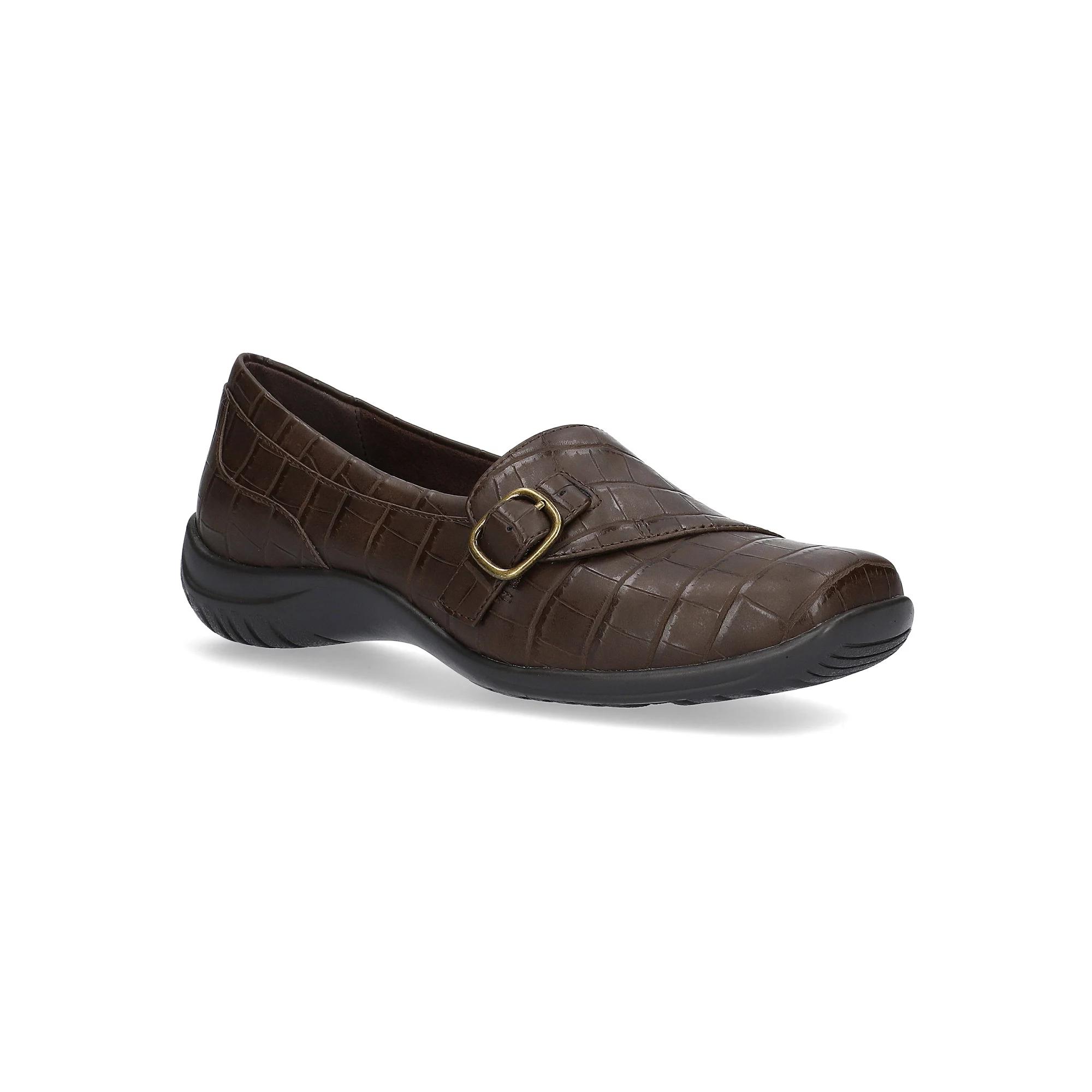 Easy Street Cinnamon Women's Flats, Size: 7.5, Brown Croco Product Image