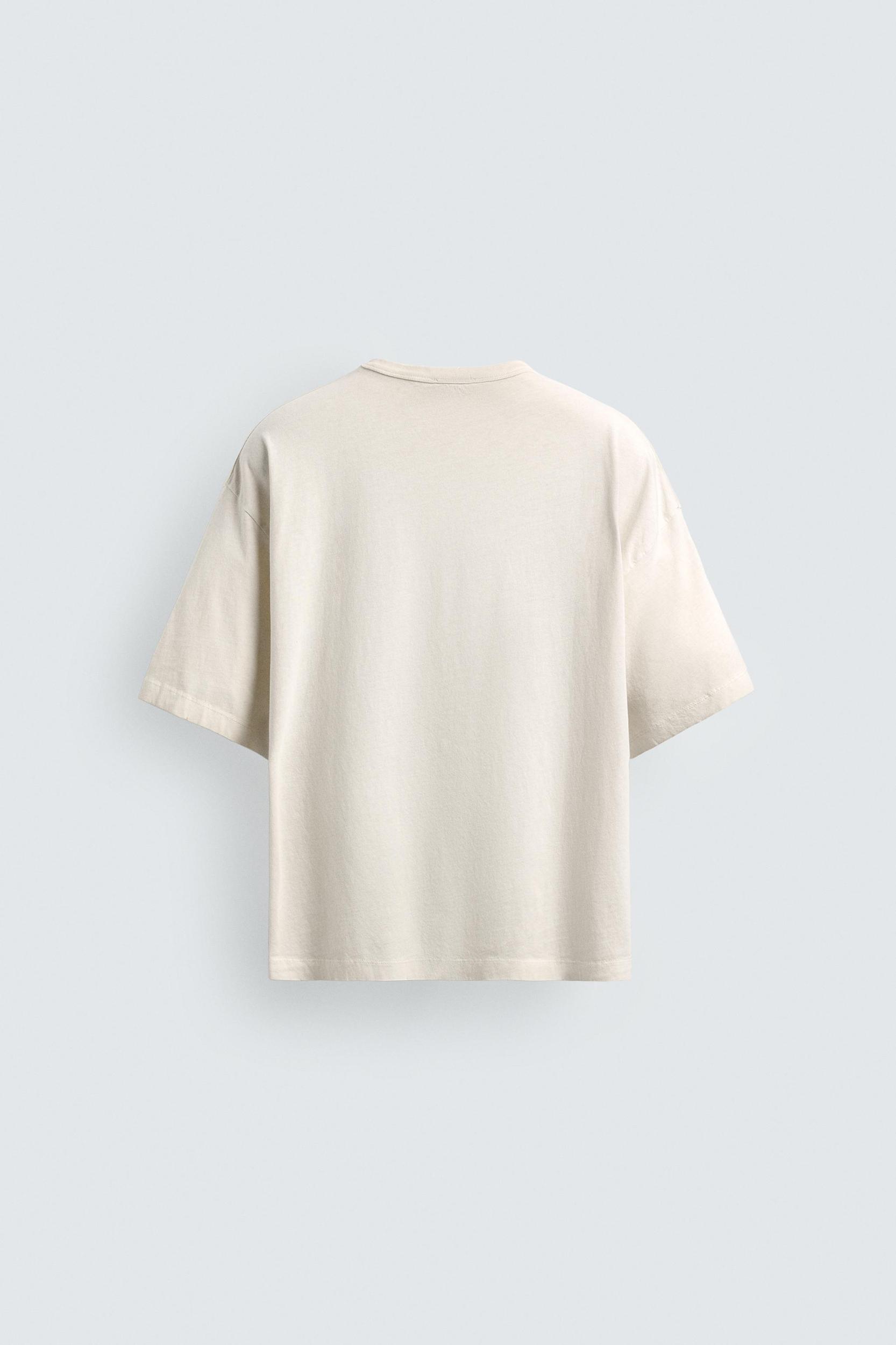 WASHED MARKER TEXT T-SHIRT Product Image
