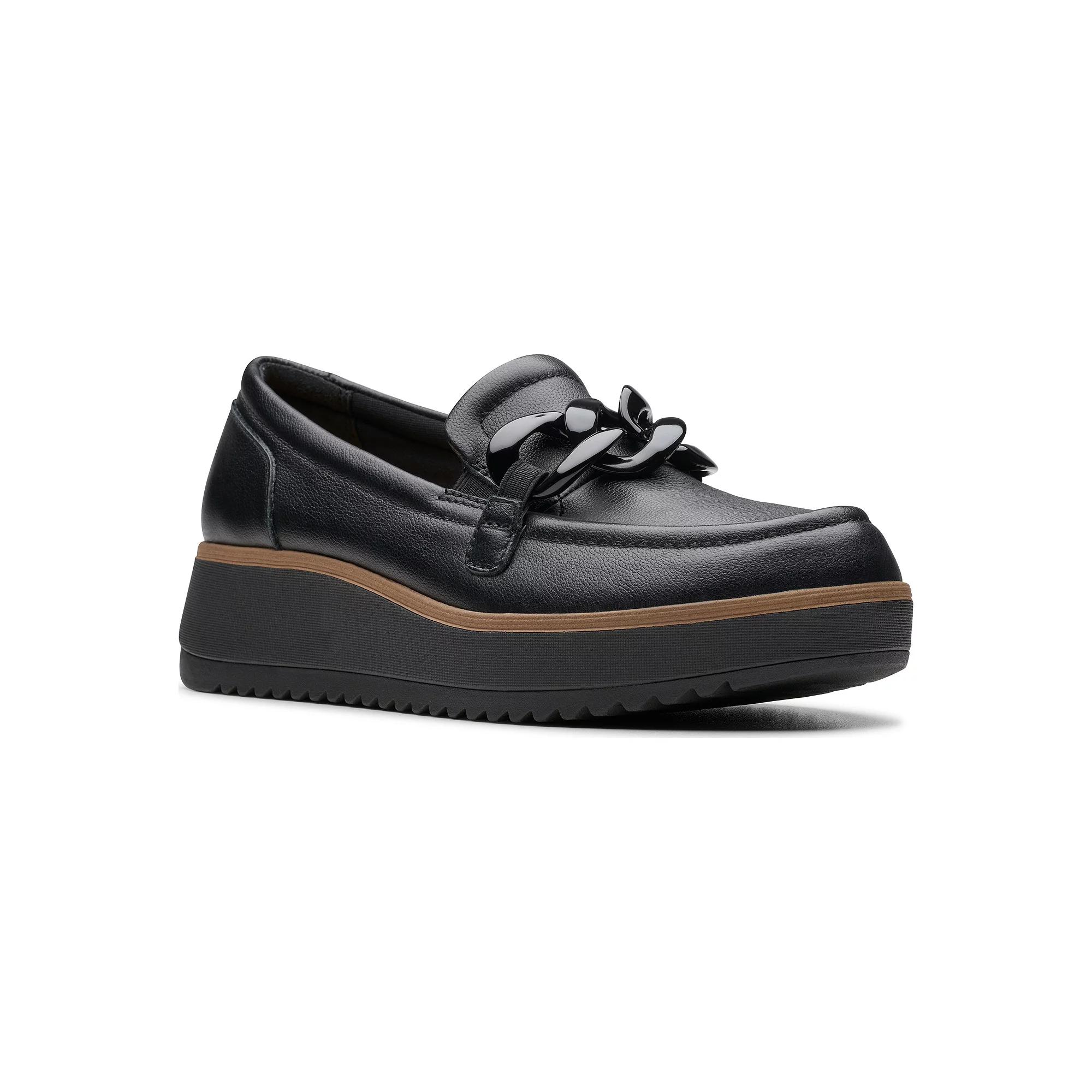 Clarks® Zylah May Women's Leather Slip-On Shoes,  Product Image