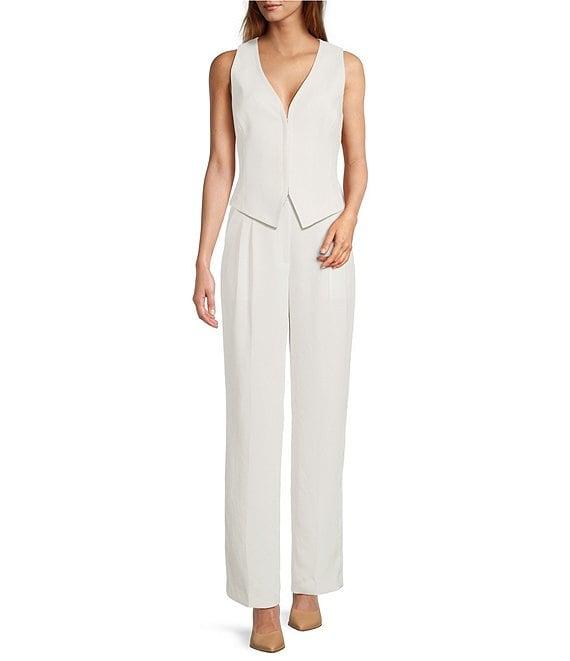Antonio Melani Adrienne Sleeveless V-Neckline Hook Front Vest Product Image