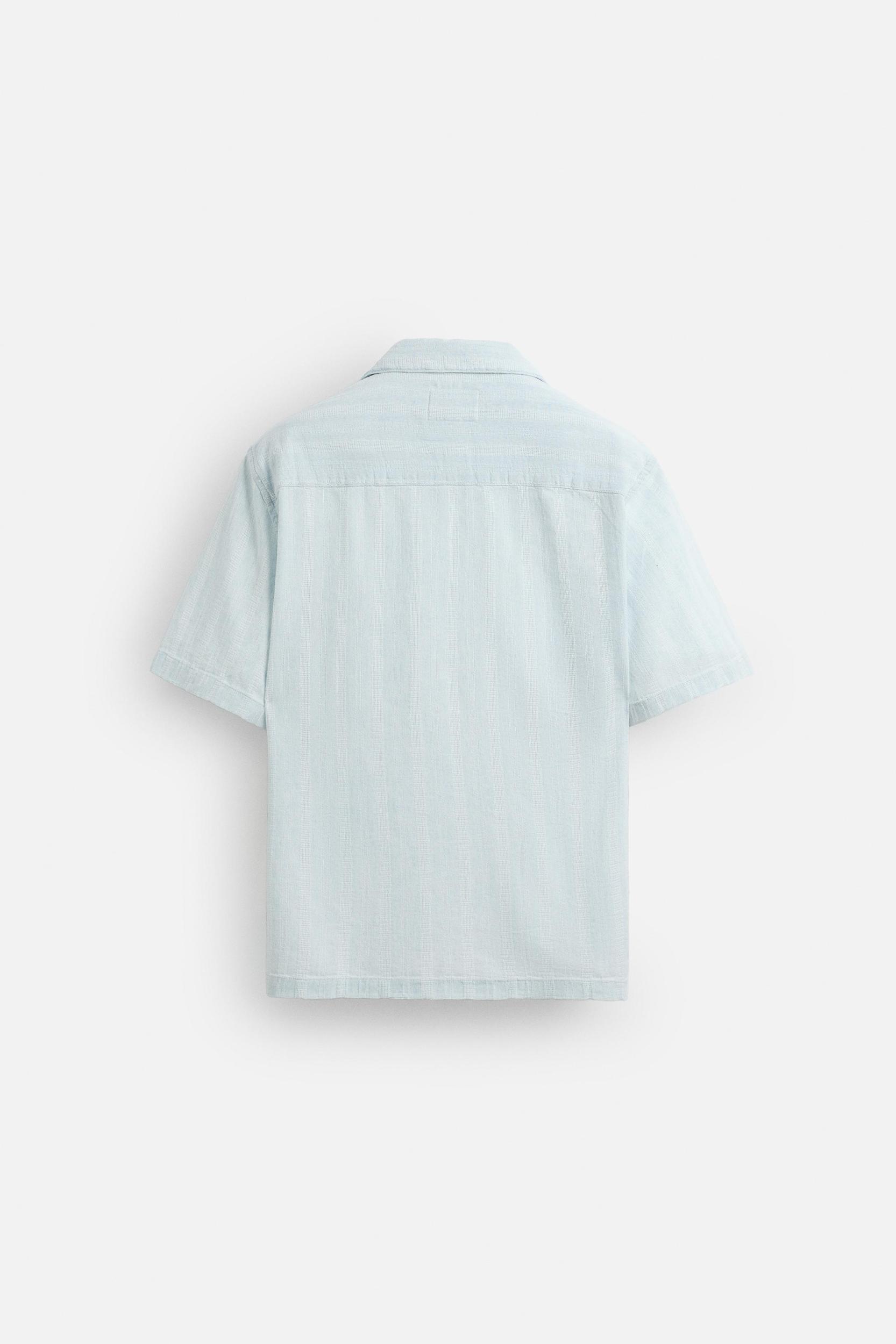 JACQUARD STRIPED SHIRT Product Image