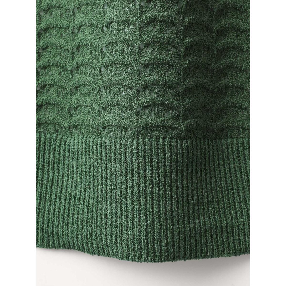 Plus Size Color Contrast Boat Neck Lightweight Pullover Moss Women Leisure Loose Long Sleeve Boat Neck Casual Pullovers BloomChic 18-20/2X Product Image