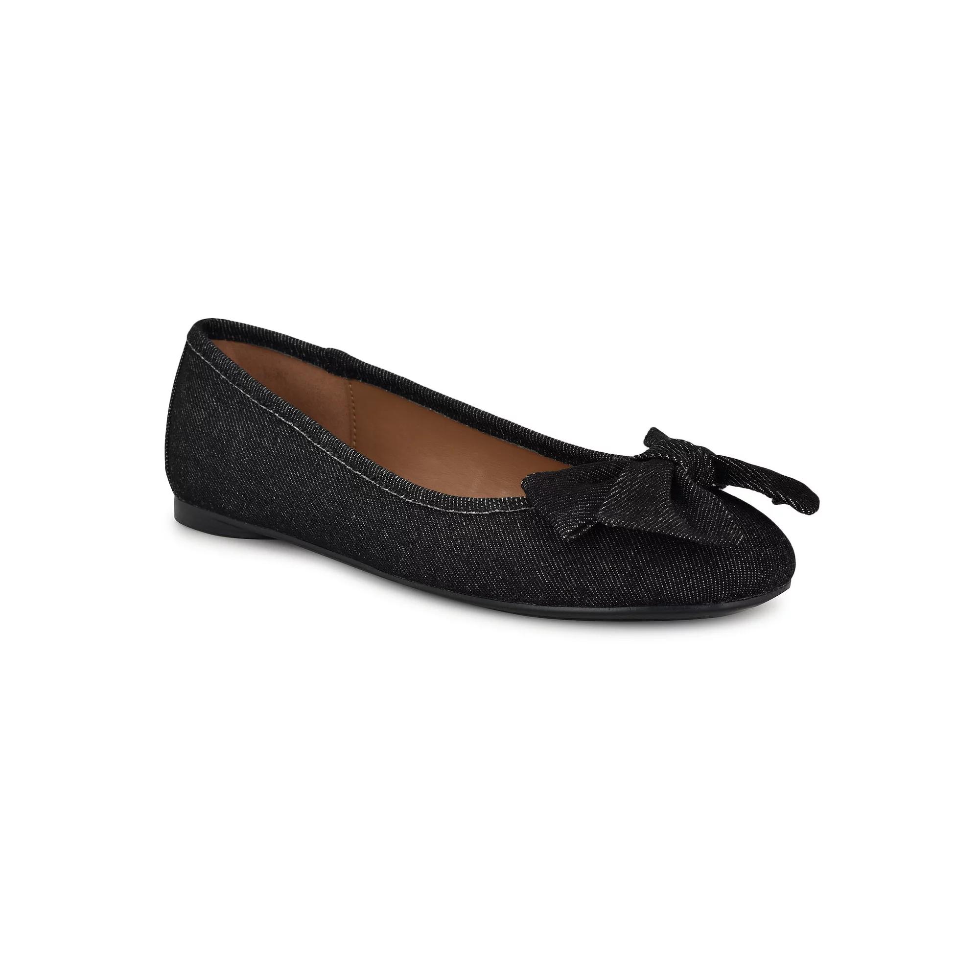 Nine West Veronika Denim Women's Slip-On Ballet Flats,  Product Image