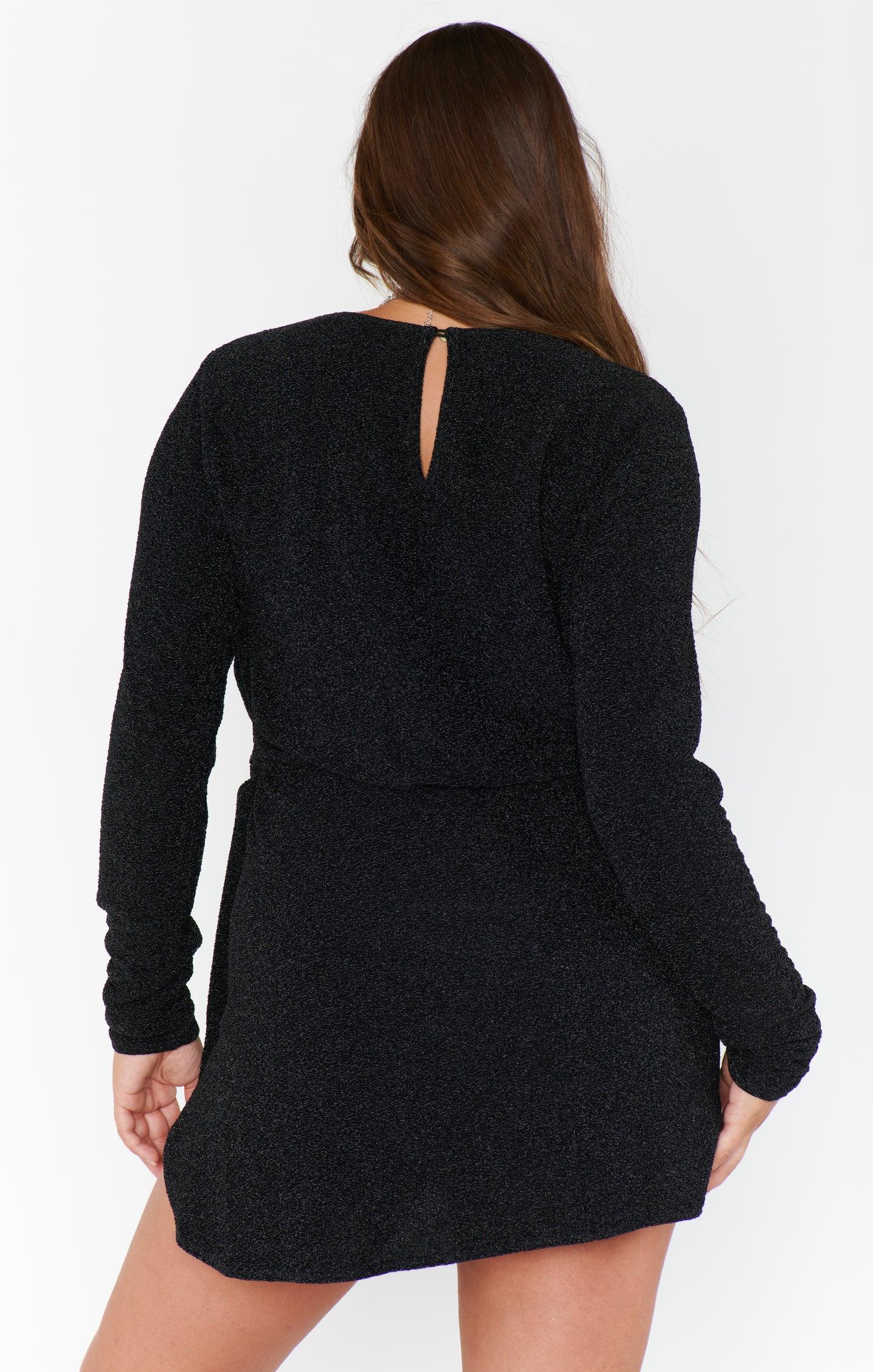 Stage Skort Dress ~ Black Shimmy Shine Product Image