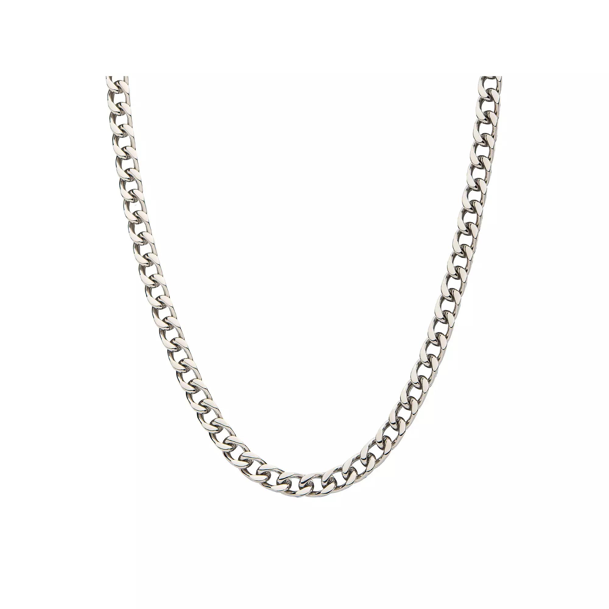 Men's Silver Tone Franco Chain Necklace, Size: 22" Product Image