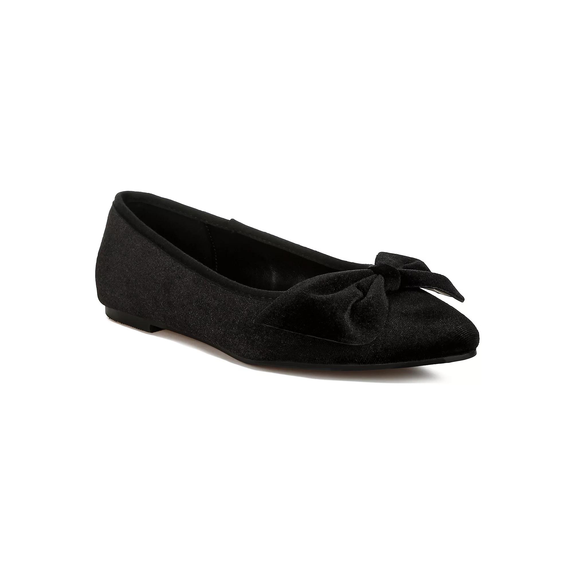 Rag & Co Pothos Women's Suede Ballet Flats,  Product Image