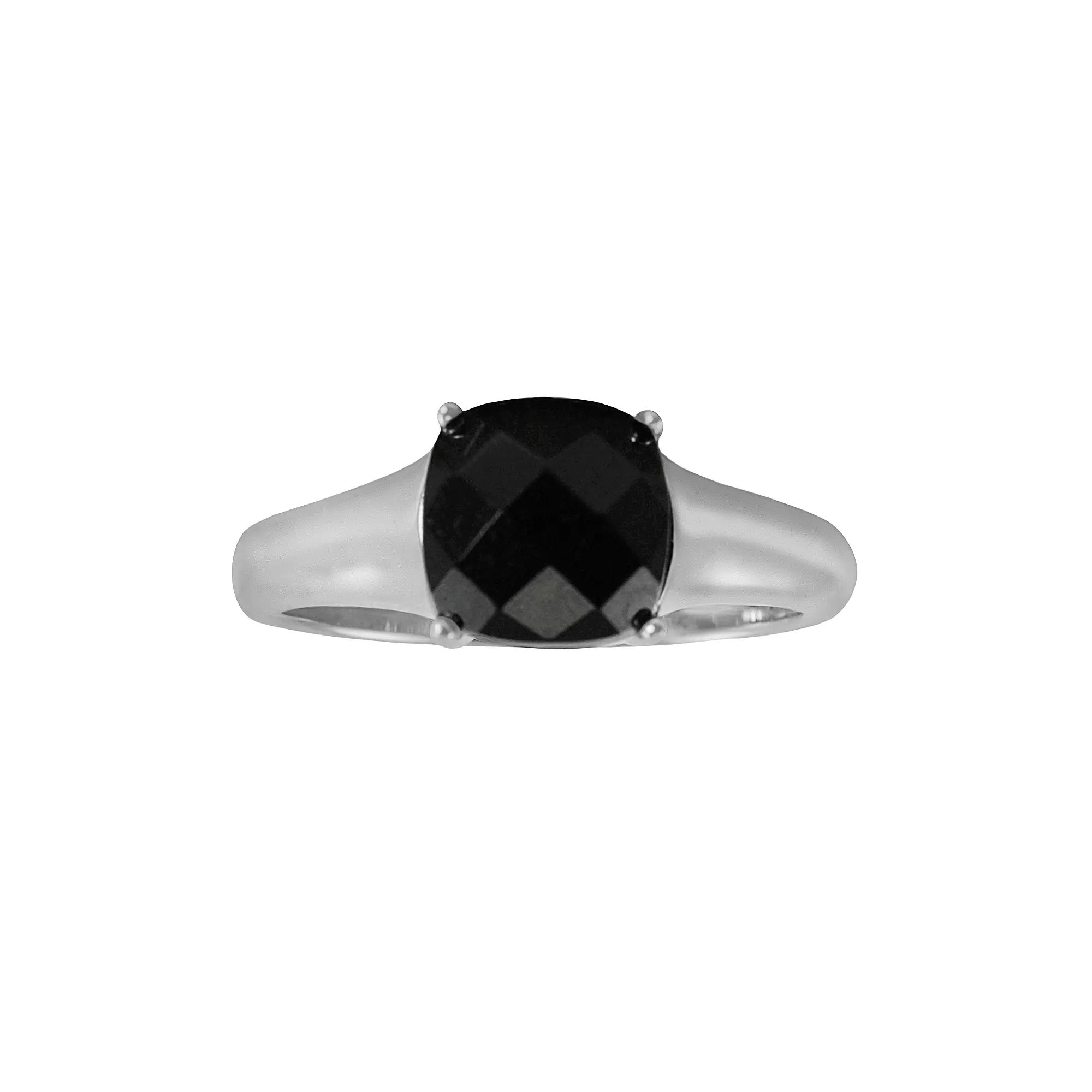 PearLustre by Imperial Sterling Silver Onyx Ring, Women's,  Product Image