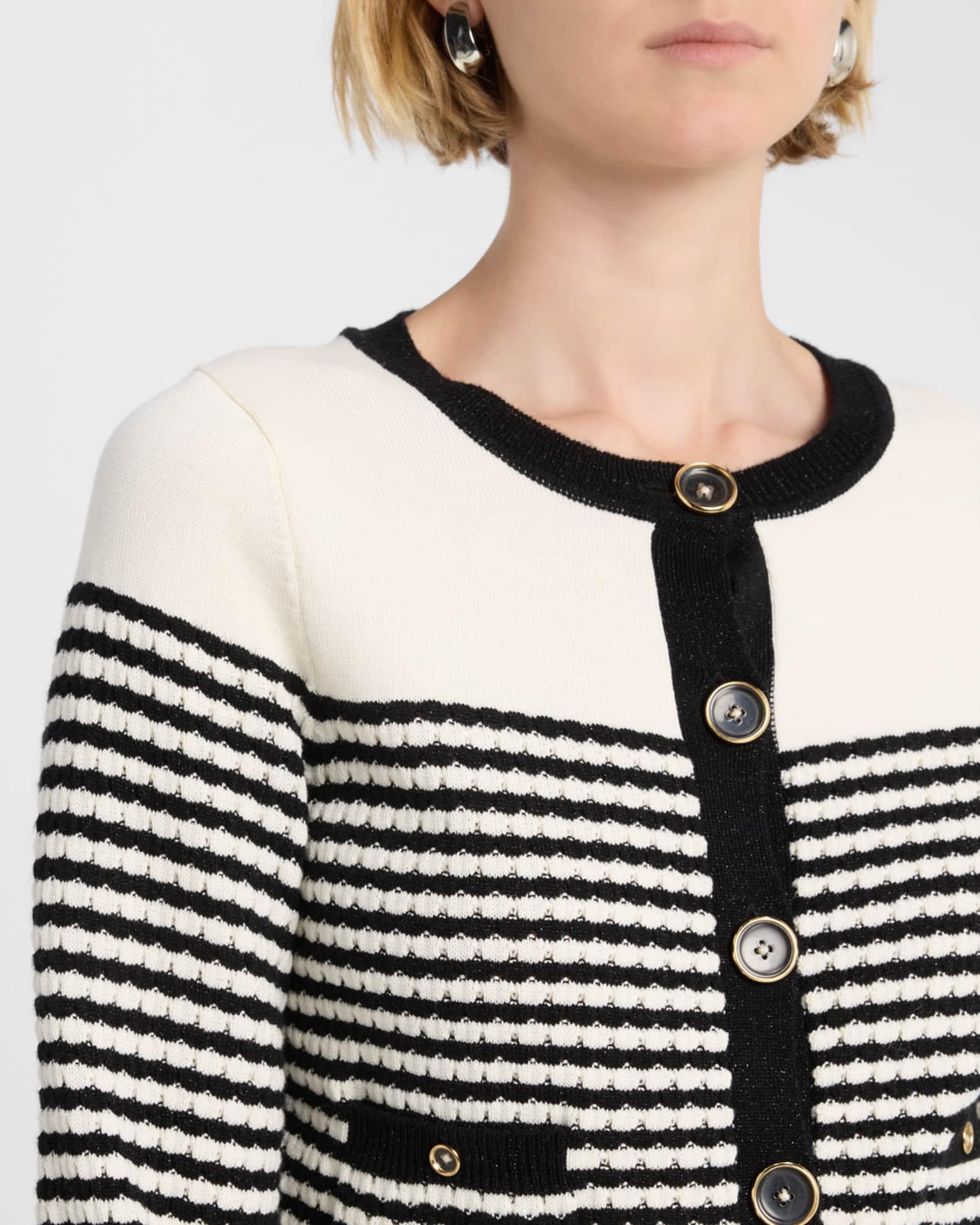 Bea Textured Stripe Cardigan Product Image