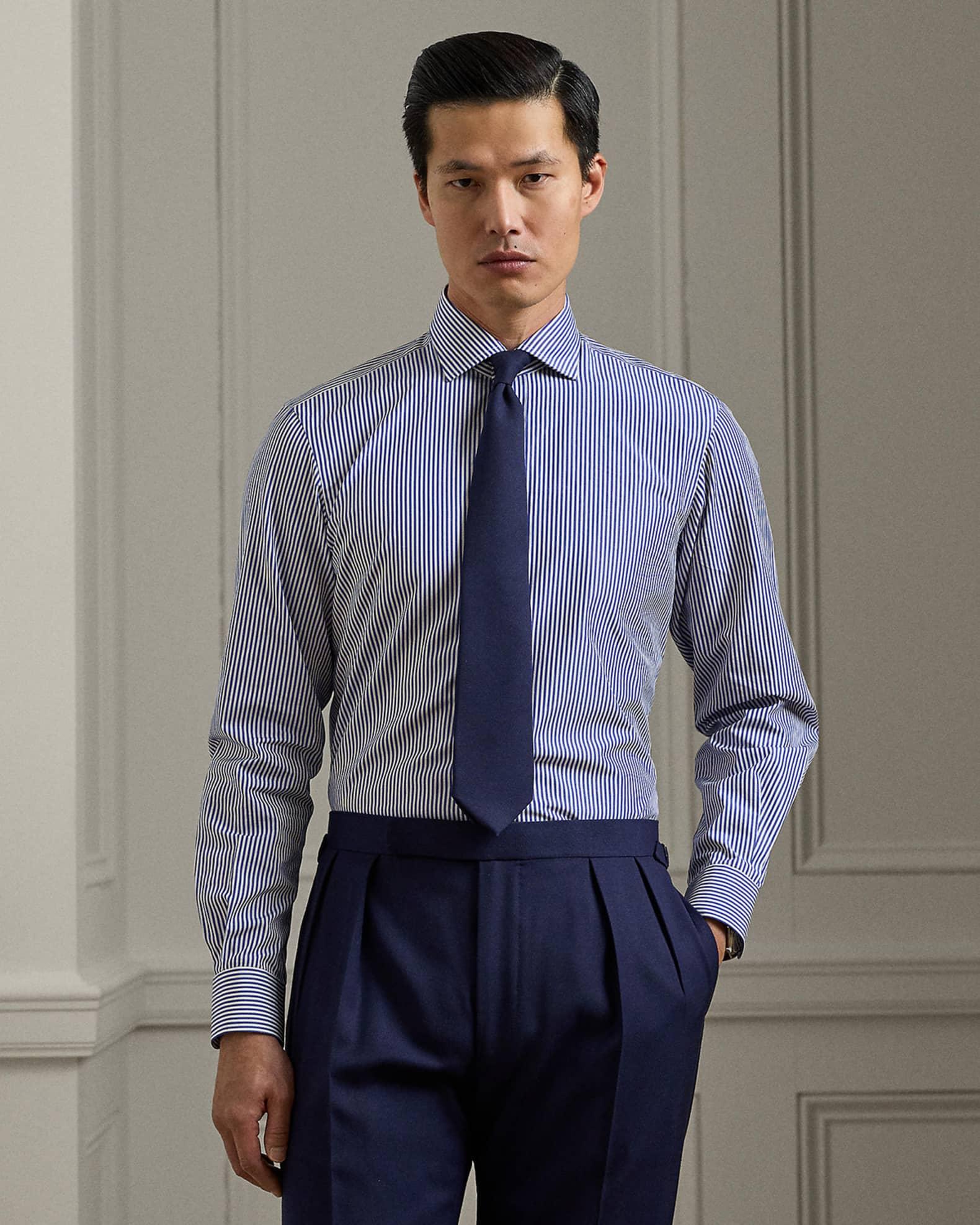 Men's NM X RL Handmade Bengal-Stripe Shirt Product Image