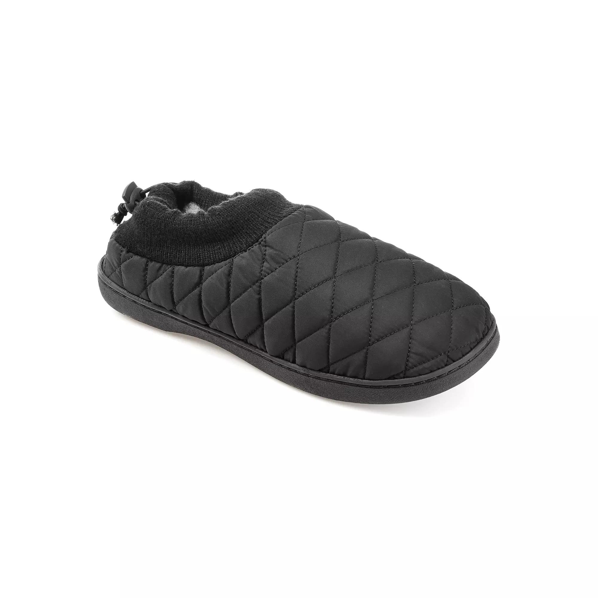 VANCE Fargo Men's Clog Slippers, Size: Medium(8/9), Black Product Image