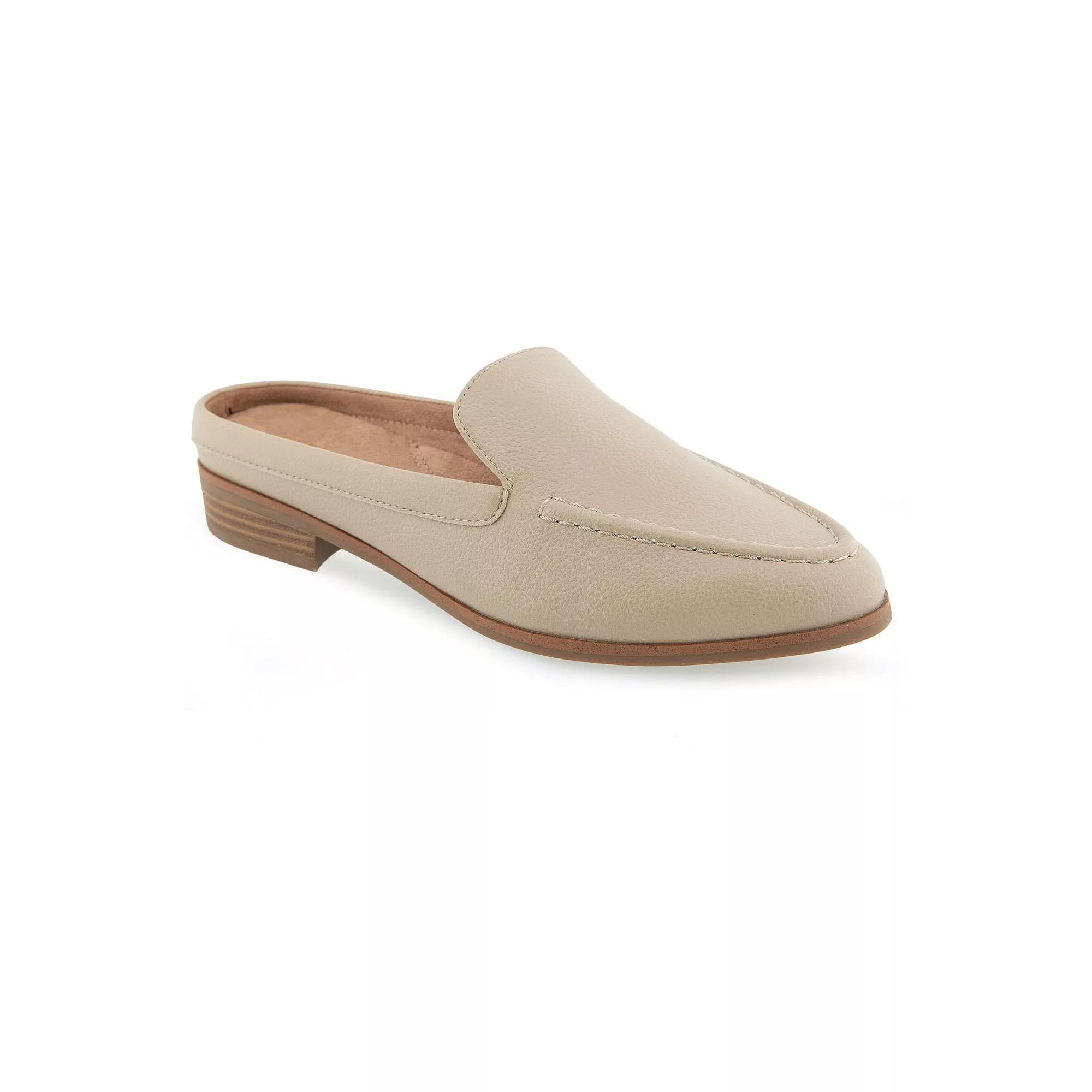 Aerosoles Enright Women's Loafer Mules, Size: 5.5, Pale Green Pu Product Image