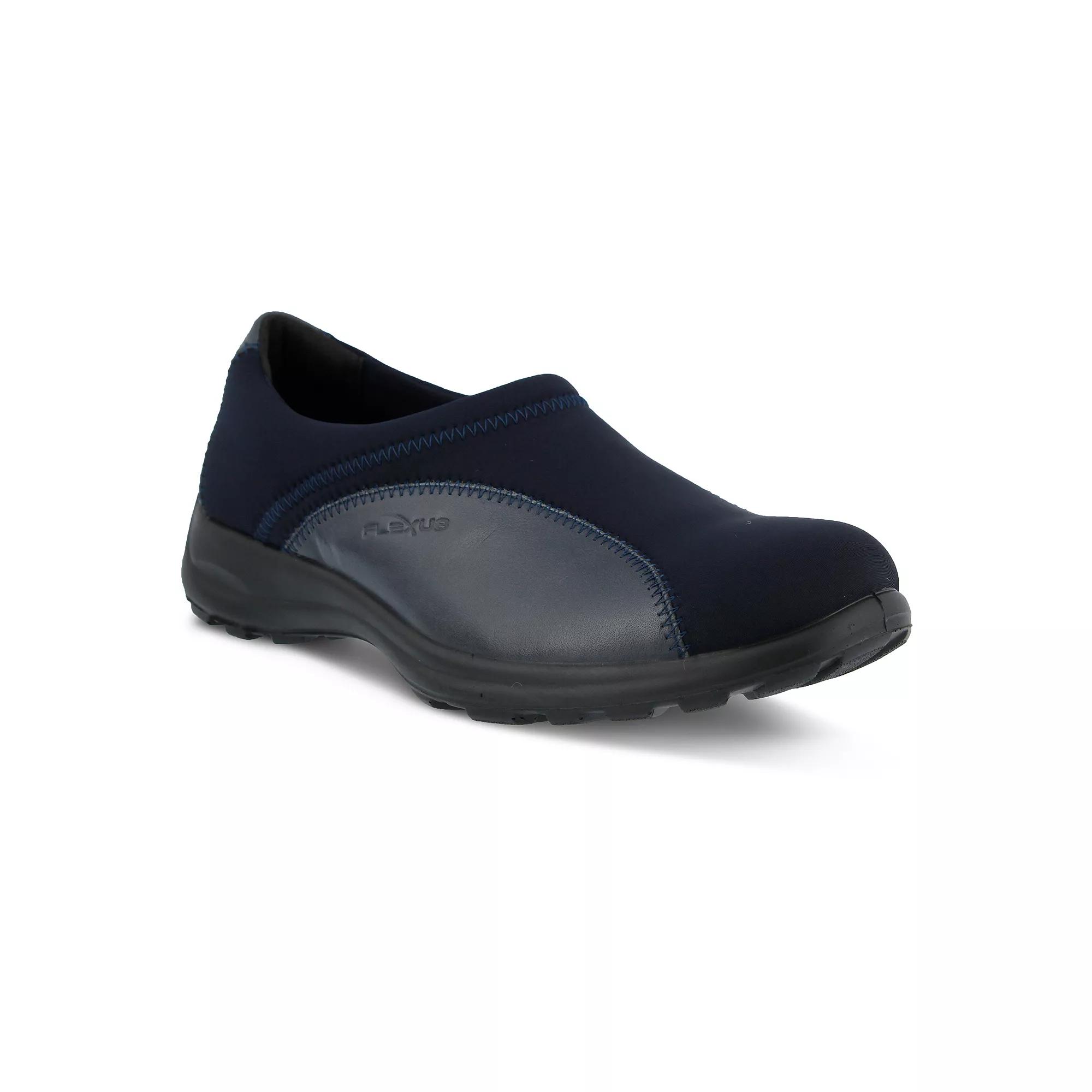 Flexus by Spring Step Willow Leather Women's Slip-on Loafers, Size: 42, Blue Product Image