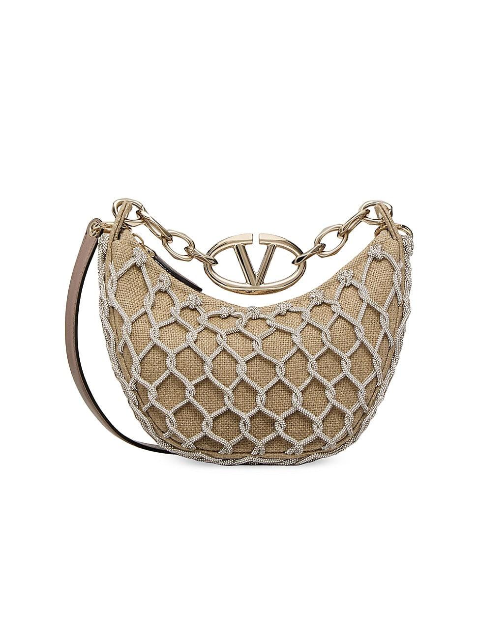 Womens VLogo Moon Mini Hobo Bag Product Image