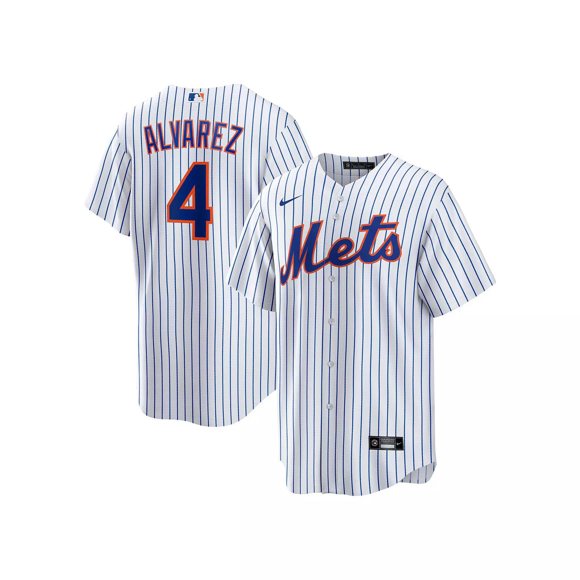 Francisco Alvarez New York Mets Nike Men's MLB Replica Jersey Product Image