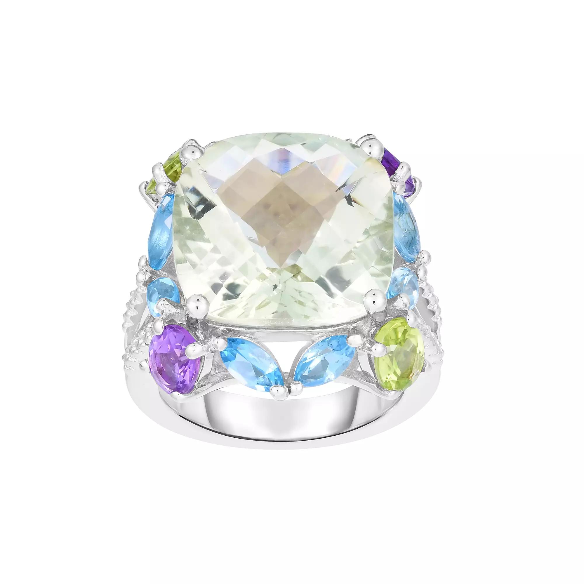 Sterling Silver Gemstone Ring, Women's, Size: 7 Product Image