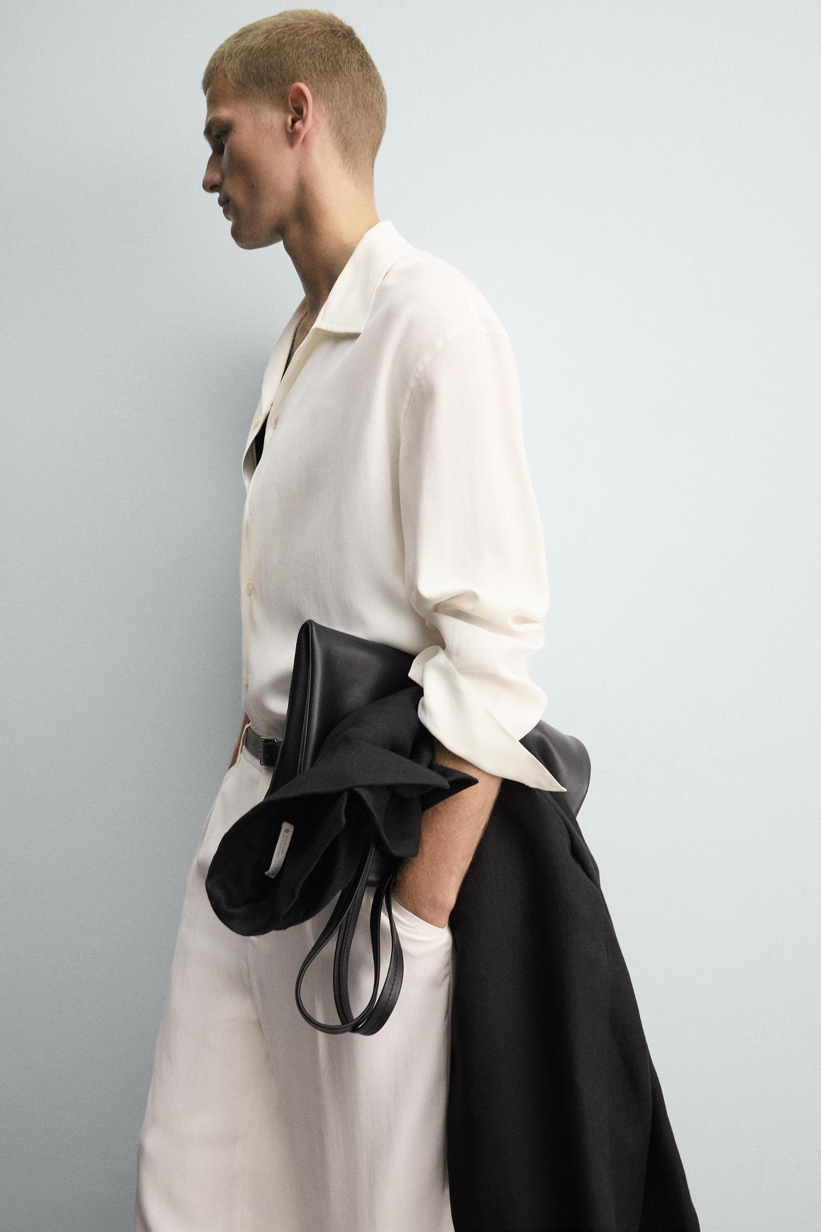 RELAXED FIT FLOWY SHIRT Product Image