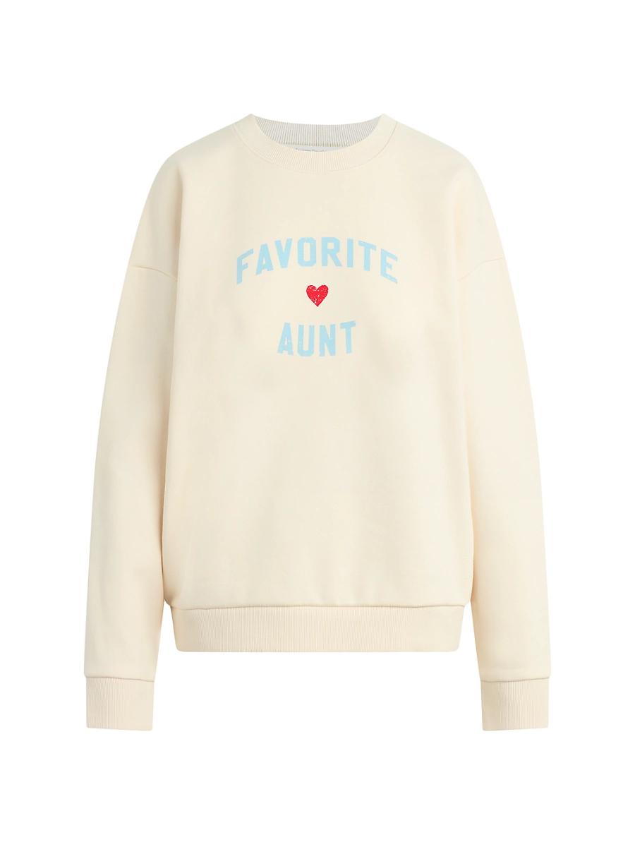 Womens Favorite Aunt Heart Logo Sweatshirt Product Image
