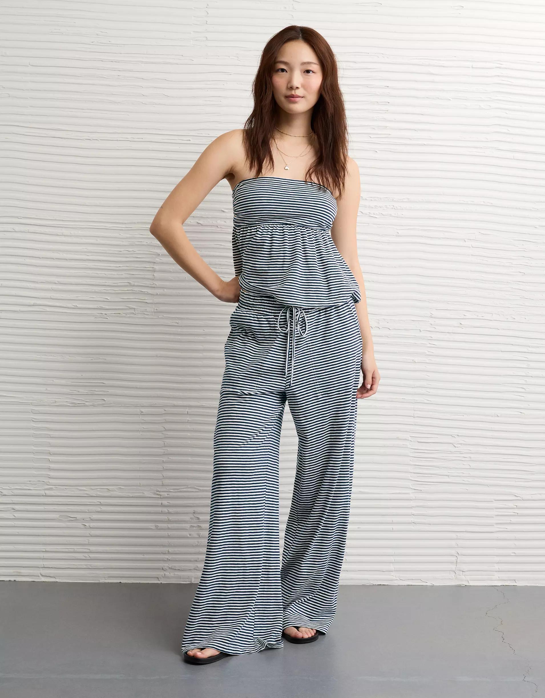 AE Sunchaser Knit Babydoll Tube Top Product Image