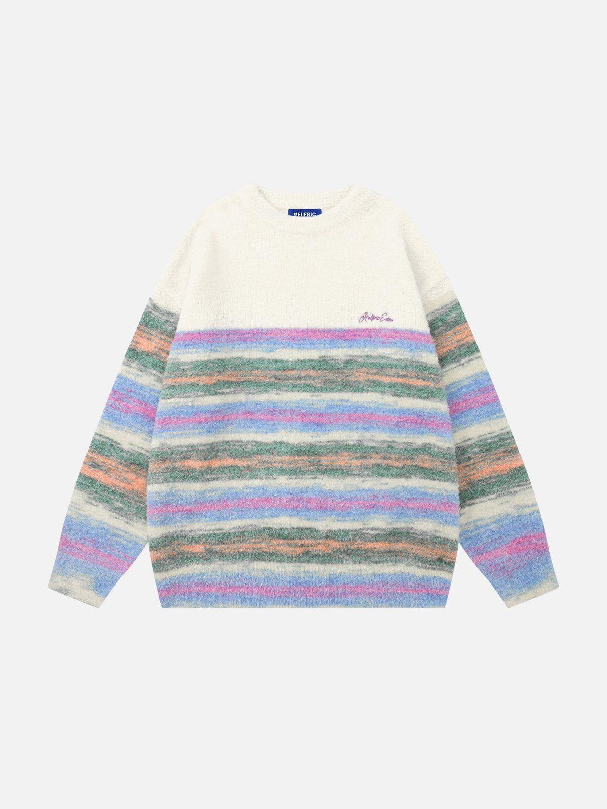 Aelfric Eden Colorful Stripe Sweater Product Image