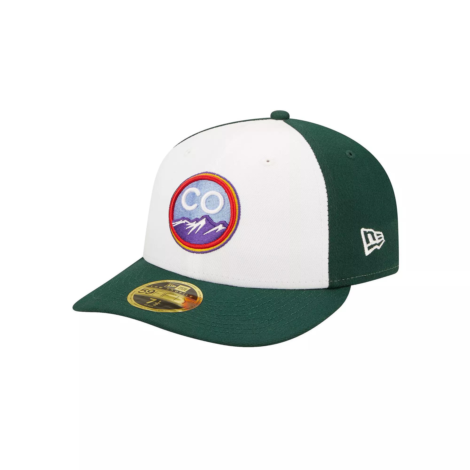 Men's New Era Green Colorado Rockies 2022 City Connect Low Profile 59FIFTY Fitted Hat, Size: 6 7/8 Product Image