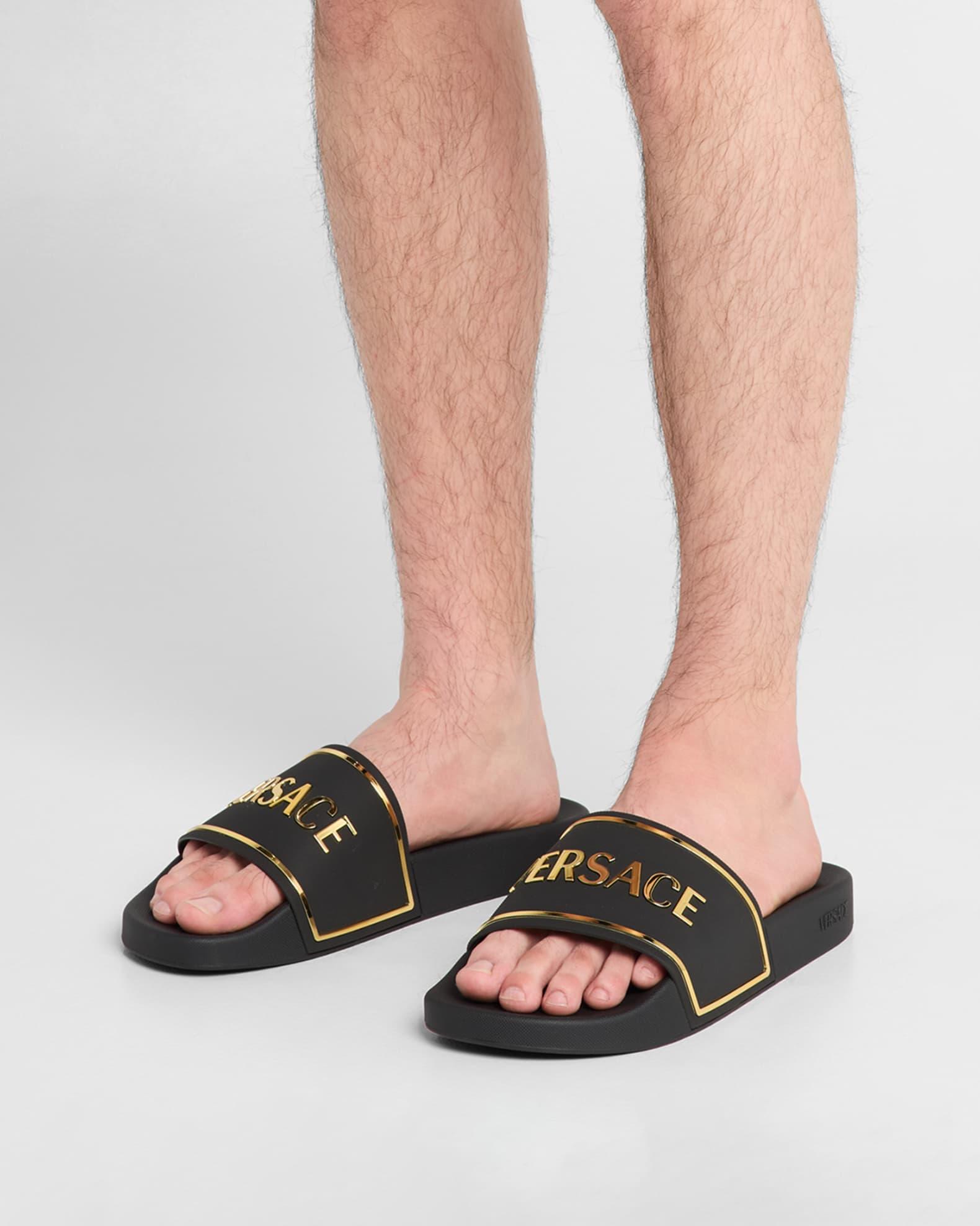 Men's Logo Slide Sandals Product Image