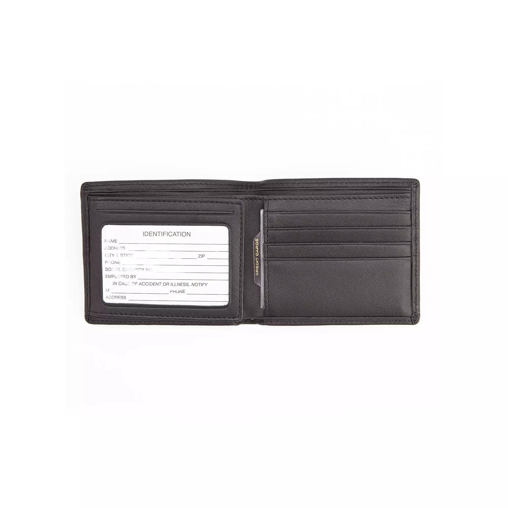 Royce Leather RFID-Blocking Men's Bifold Wallet, Black Product Image