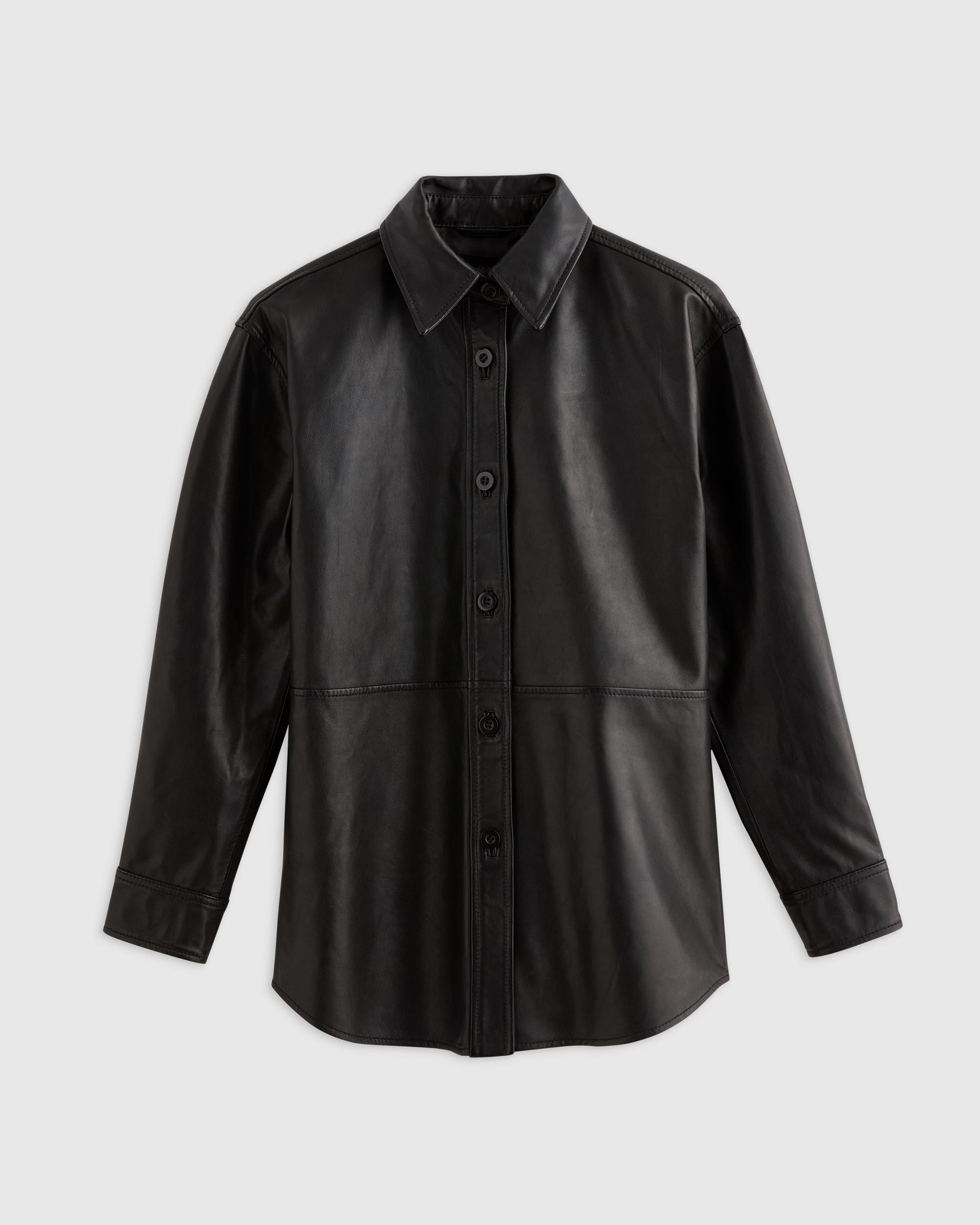 Quince | Women's Shirt Jacket Leather Product Image