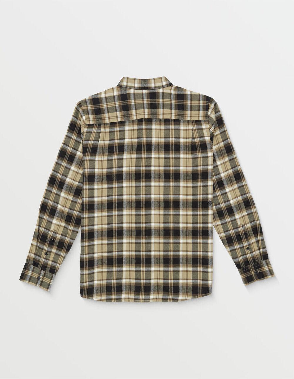 VOLCOM Caden Plaid Mens Flannel - KHAKI Product Image