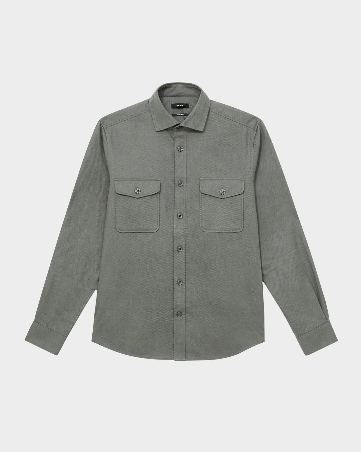 Men's Whisper Twill Twin-Pocket Overshirt Product Image