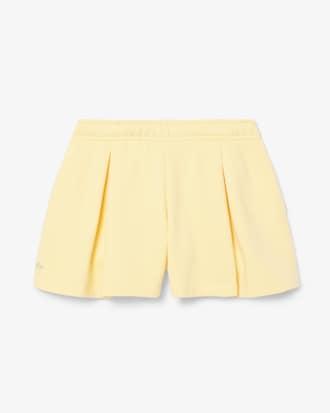 Pleated Fleece Shorts Product Image