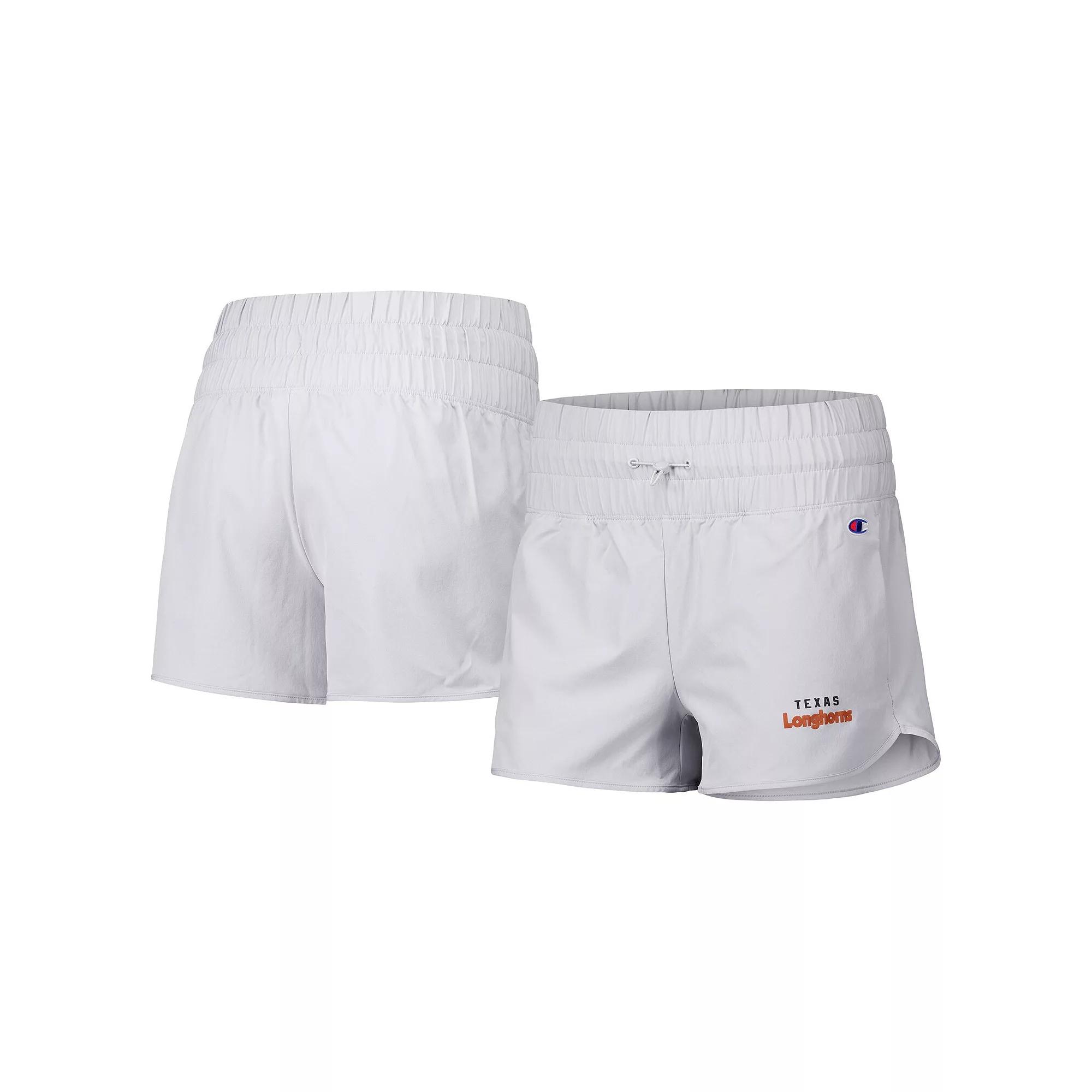 Women's Champion Silver Texas Longhorns Tailgate Her Woven Shorts,  Product Image