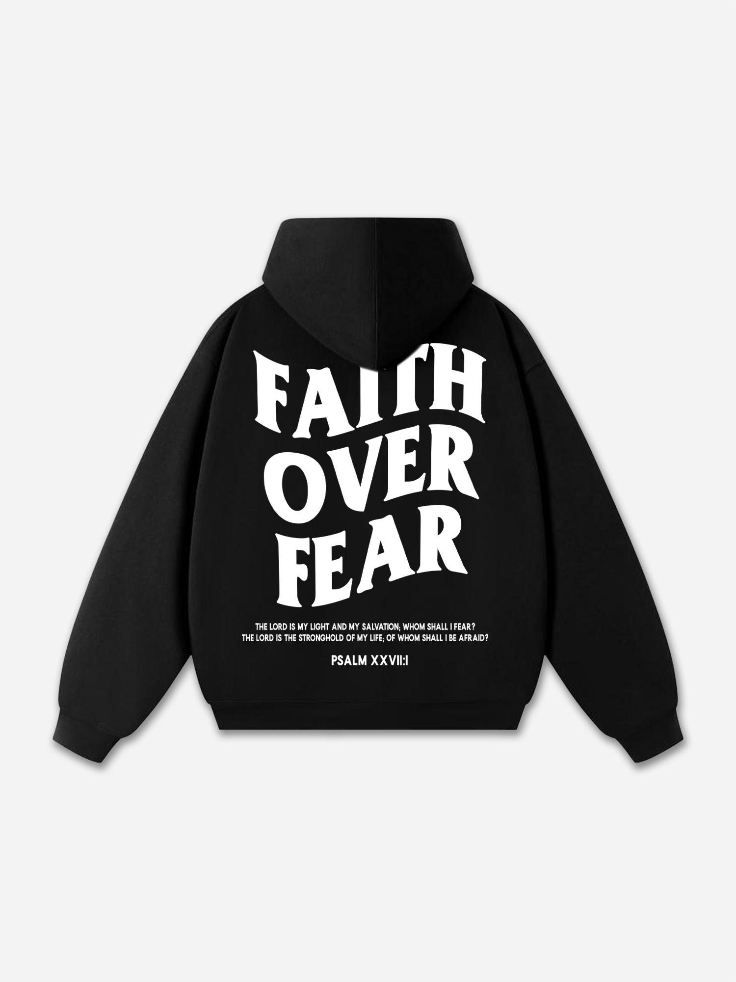 Sopula Faith Over Fear Print Graphic Hoodie Product Image