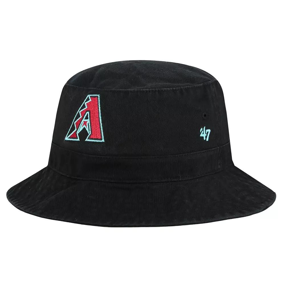 Men's '47 Black Arizona Diamondbacks Primary Logo Bucket Hat Product Image