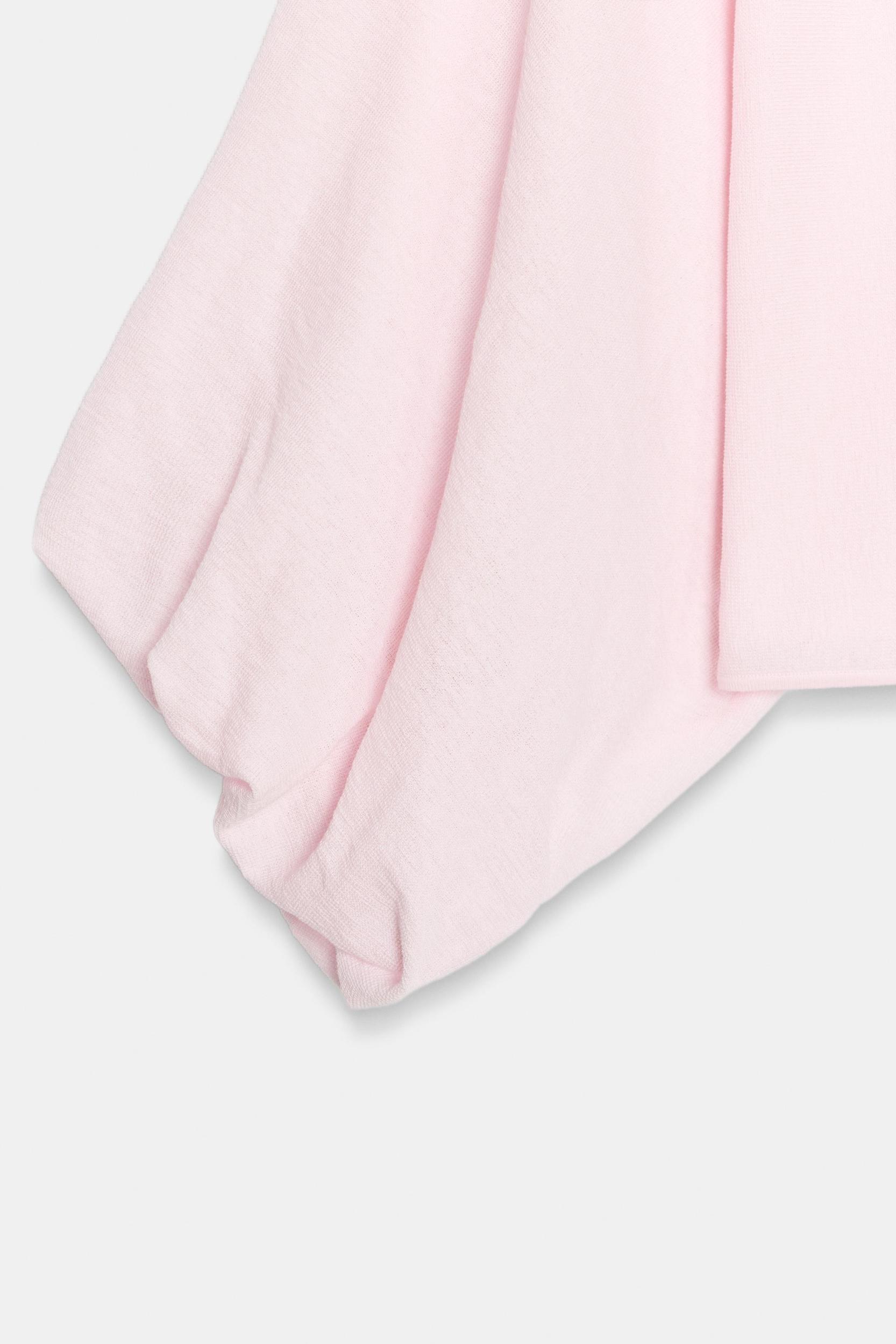 KNIT TOP WITH VOLUME SLEEVES Product Image