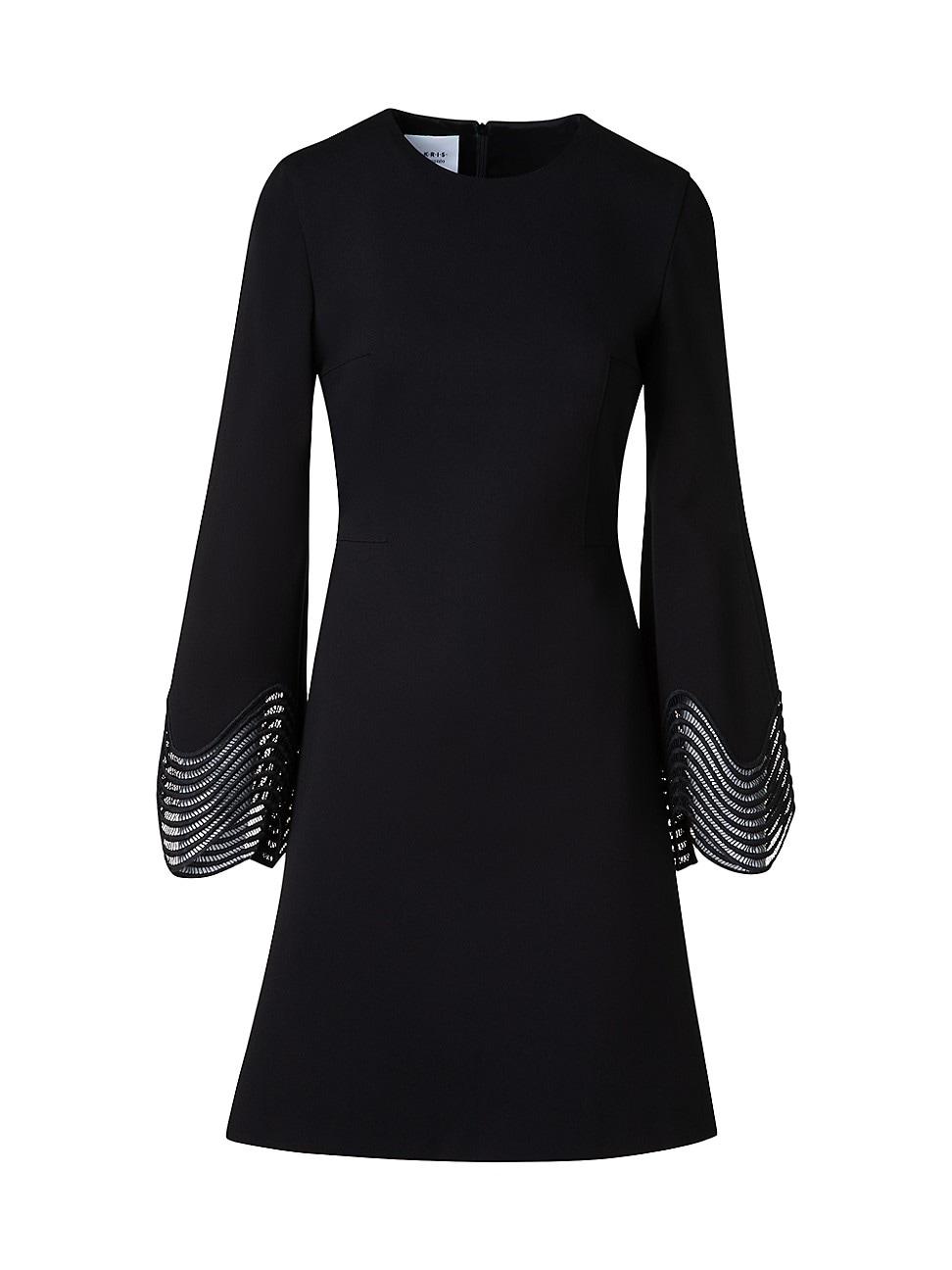 Womens Scalloped Cuff Jersey Minidress Product Image