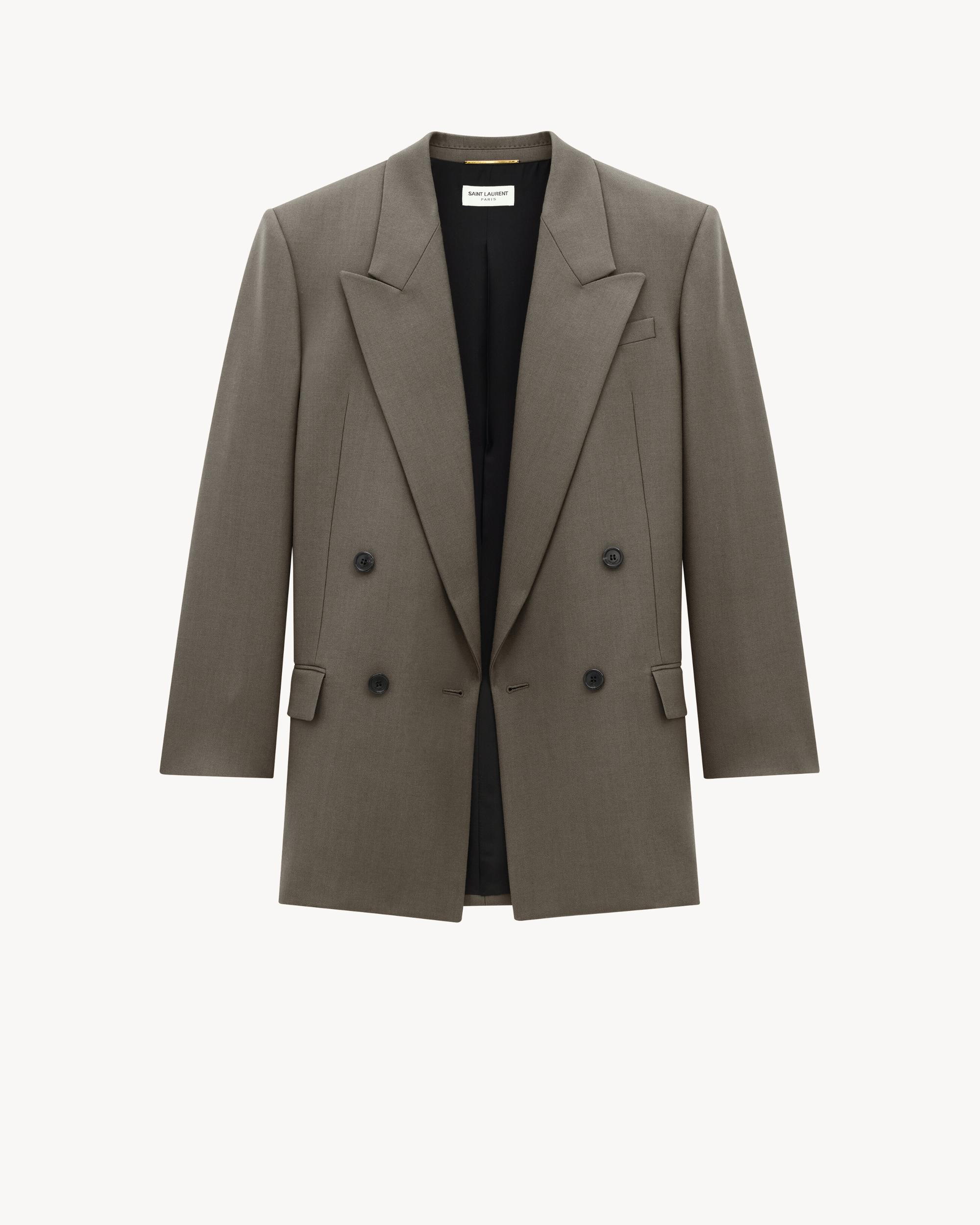 Jacket in Wool Gabardine Product Image