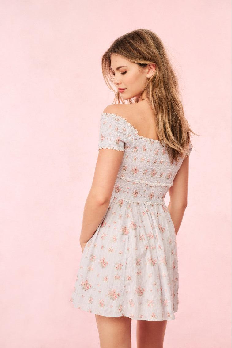 Siona Cotton Floral Mini Dress Product Image