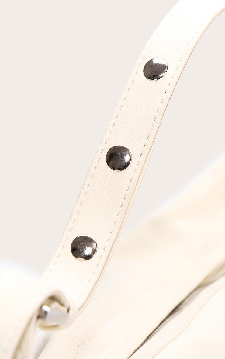 Butter Yellow Suede Oversized Slouchy Shoulder Bag Product Image