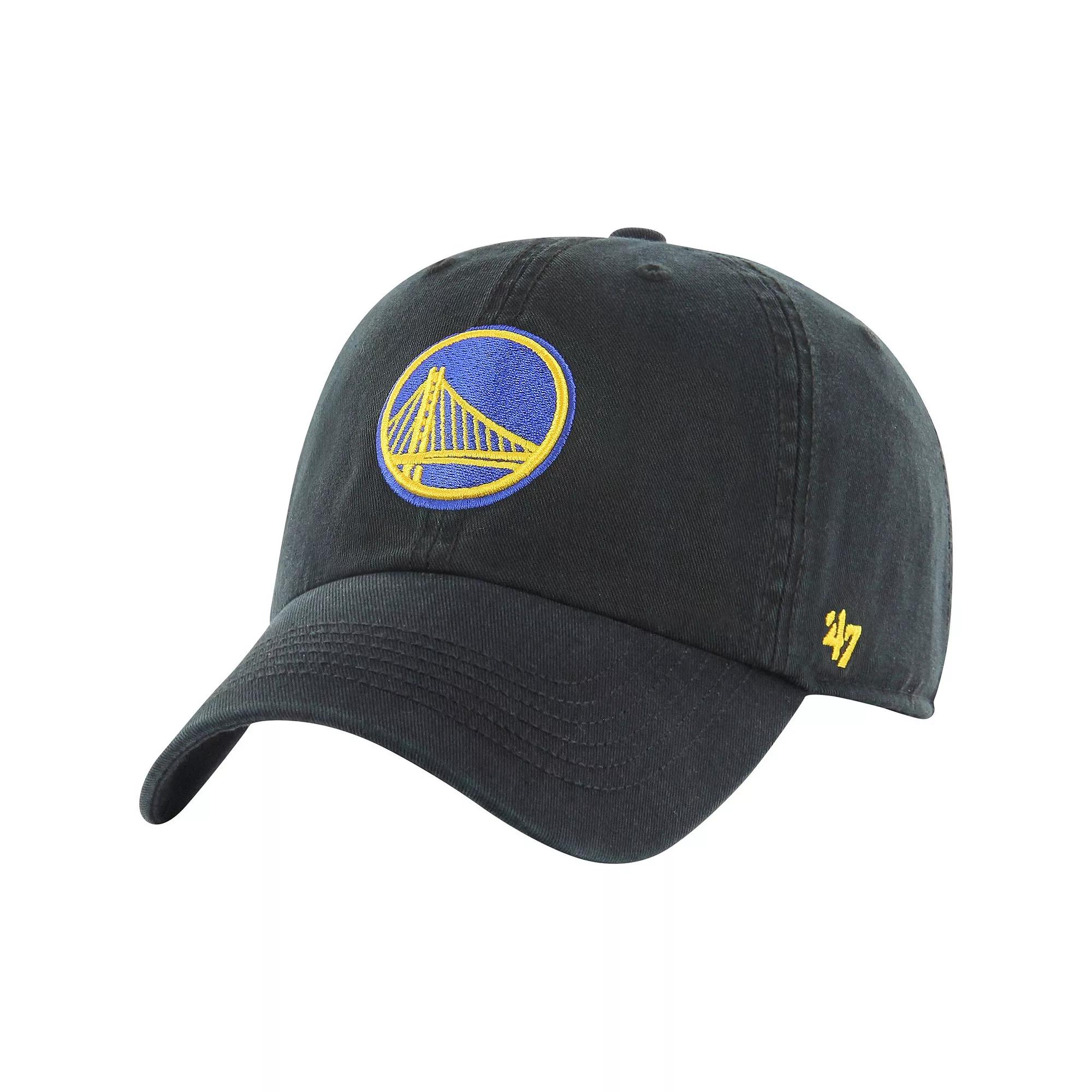 Men's '47 Black Golden State Warriors  Classic Franchise Fitted Hat, Size: Medium Product Image